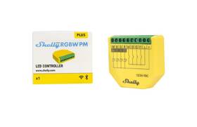 Modul Shelly Plus RGBW, stmievač pre LED pásky, WiFi žltý

 obrázok produktu 1 z 4