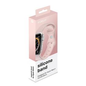 Remienok Celly silikonový na Apple Watch 42/44/45 mm ružový

 obrázok produktu 4 z 4