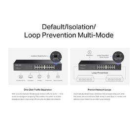 Switch Mercusys MS116GS, 16 port, Gigabit čierny

 obrázok produktu 5 z 13