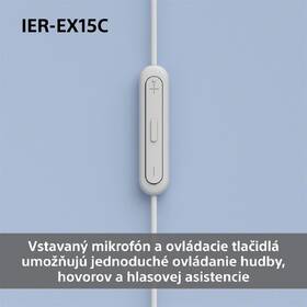 Slúchadlá Sony IER-EX15C, USB-C biela

 obrázok produktu 4 z 6