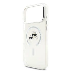 Kryt na mobil Karl Lagerfeld IML K&CH Heads Metal Frame MagSafe na Apple iPhone 17 Pro Max priehľadný

 obrázok produktu 5 z 7