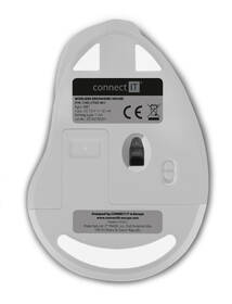 Myš Connect IT vertikálna, ergonomická biela

 obrázok produktu 6 z 11