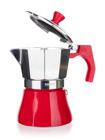 Moka kanvica BANQUET CAMPI Red 

 obrázok produktu 2 z 5