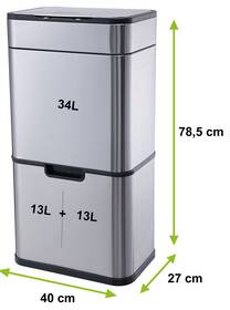 Odpadkový kôš Helpmation AK8892 

 obrázok produktu 5 z 12