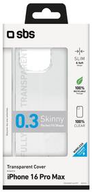 Kryt na mobil SBS Skinny na Apple iPhone 16 Pro Max priehľadný

 obrázok produktu 1 z 1