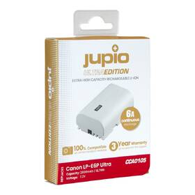 Batéria Jupio LP-E6P ULTRA 2600 mAh (6A continuous discharge) 18.7Wh (Canon) biela

 obrázok produktu 2 z 2