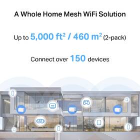 Kompletný Wi-Fi systém Mercusys Halo H85X AX3000 Mesh Wi-Fi 6 (2 ks) biely

 obrázok produktu 5 z 9