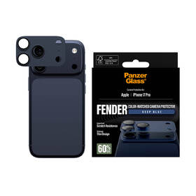 Hliníková ochrana fotoaparátu PanzerGlass FENDER na Apple iPhone 17 Pro modré

 obrázok produktu 4 z 5