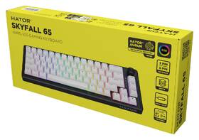 Klávesnica HATOR Skyfall 65 Wireless, US layout čierna/biela

 obrázok produktu 7 z 7