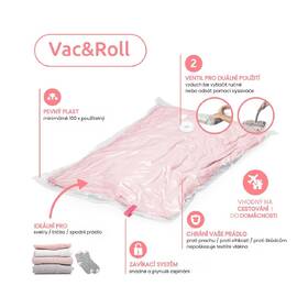 Súprava vákuových vriec Compactor Jet Roll Bags RAN9623, L 55 x 70 cm, 50 l, 4 ks 

 obrázok produktu 2 z 8