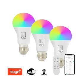 Inteligentná žiarovka IMMAX NEO LITE SMART E27, 9W, Wi-Fi, 3 ks 

 obrázok produktu 2 z 8