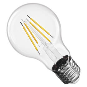LED žiarovka EMOS Filament A60, 3,4 W, E27, teplá biela 

 obrázok produktu 2 z 7