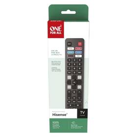 Diaľkový ovládač One For All Diaľkový ovládač One For All – univerzálny pre televízory HISENSE 

 obrázok produktu 2 z 2
