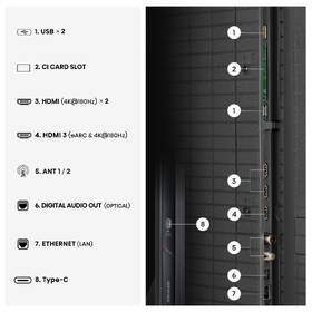 Televízor Hisense 85UR9S 

 obrázok produktu 8 z 12