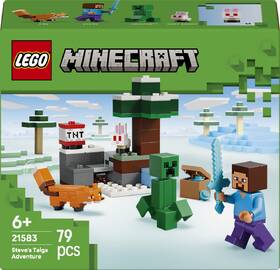Stavebnica LEGO® Minecraft®  21583 Steve a dobrodružství v tajze 

 obrázok produktu 9 z 9