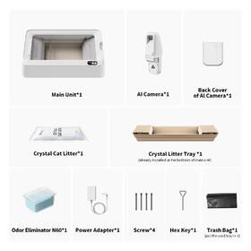 Inteligentná toaleta Petkit Purobot Crystal Duo, AI camera biely

 obrázok produktu 9 z 10