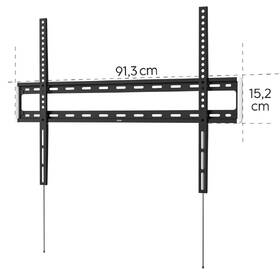 Držiak na TV Hama fixné, pre uhlopriečky 46" až 100", nosnosť 75 kg čierny

 obrázok produktu 5 z 8
