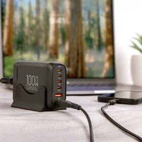 Nabíjačka do siete Obal:Me Terminal GaN 4xUSB-C/2xUSB-A, 100W čierna

 obrázok produktu 4 z 6