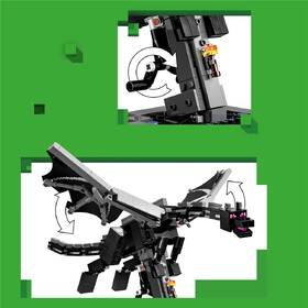 Stavebnica LEGO® Minecraft®  21595 Drak z Enderu 

 obrázok produktu 4 z 9