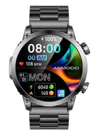 Inteligentné hodinky ARMODD Silentwatch 7 Pro GPS s kovovým řemínkem + silikonový řemínek čierne

 obrázok produktu 4 z 7