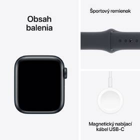 Inteligentné hodinky Apple GPS 40mm temne atramentový hliník - temne atramentový športový remienok - S/M 

 obrázok produktu 6 z 6