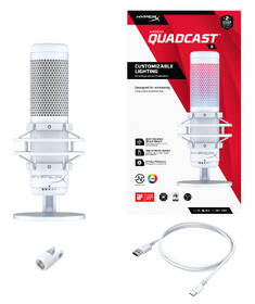 Mikrofón HyperX QuadCast S biely

 obrázok produktu 7 z 8