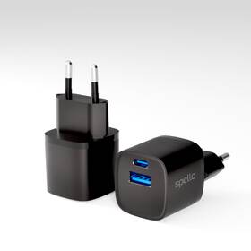 Nabíjačka do siete Spello by Epico ForceBoost GaN 20W 1x USB-A čierna

 obrázok produktu 3 z 7