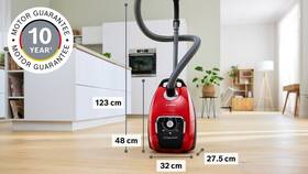 Podlahový vysávač Bosch BGB8PET3A červený

 obrázok produktu 2 z 14