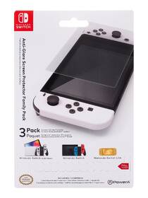 Ochranná fólia PowerA Anti-Glare Screen Protector Family Pack pre Nintendo Switch 

 obrázok produktu 7 z 7