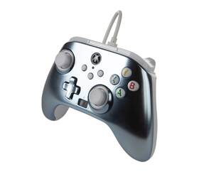 Gamepad PowerA Enhanced Wired pre Xbox Series X|S - Metallic Ice 

 obrázok produktu 1 z 9