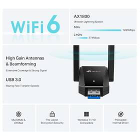 Wi-Fi adaptér TP-Link Archer TX30U Plus čierny

 obrázok produktu 3 z 7