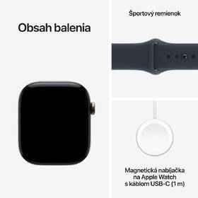 Inteligentné hodinky Apple GPS + Cellular 46 mm prírodný titán, námornícky modrý športový remienok - S/M 

 obrázok produktu 6 z 6