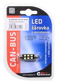 Autožiarovka Compass 33815 6 SMD LED 12V suf. SV8.5  CAN-BUS 

 obrázok produktu 1 z 2