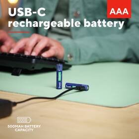 Batéria nabíjacia Trust AAA, USB-C, 2ks 

 obrázok produktu 6 z 7