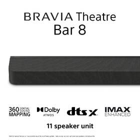 Soundbar Sony BRAVIA Theatre Bar 8 čierny

 obrázok produktu 9 z 12