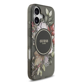 Kryt na mobil Guess IML Flowers Strap MagSafe na Apple iPhone 17 čierny

 obrázok produktu 2 z 7