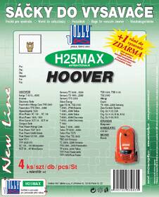 Vrecká pre vysávače Jolly H 25 MAX Hoover (4 ks) 

 obrázok produktu 1 z 1