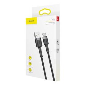 Kábel Baseus Cafule USB/USB-C, 2A, 2m čierny/sivý

 obrázok produktu 4 z 4