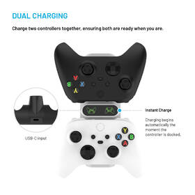 Dokovacia stanica FIXED pre dva bezdrôtové ovládače Xbox Series S, X a One biela

 obrázok produktu 3 z 7