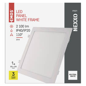 LED stropné svietidlo EMOS Nexxo, štvorec, 25W, neutrálna biela biele

 obrázok produktu 2 z 2