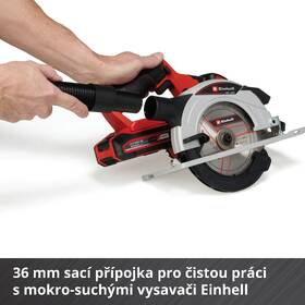 Okružná píla Einhell TE-CS 18/165-1 Li (bez batérie) 4331207 

 obrázok produktu 3 z 8
