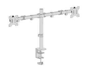Držiak Connect IT TwinArm Basic Alfa na 2 monitory 13" až 32", nosnosť 2x8 kg čierny

 obrázok produktu 1 z 3