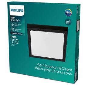 LED stropné svietidlo Philips Magneos SQ, 12W, teplá biela čierne

 obrázok produktu 2 z 2