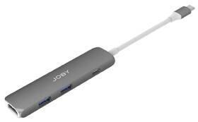 USB Hub JOBY USB-C/4K HDMI, 2x USB 3.0, USB-C sivý

 obrázok produktu 1 z 3