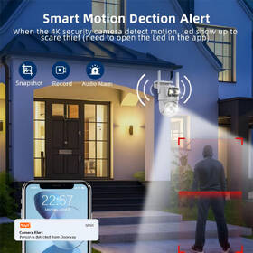 IP kamera IMMAX NEO LITE SMART Security DOUBLE , 355° 90°, Wi-Fi, Tuya biela

 obrázok produktu 7 z 12