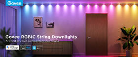 Bodové svietidlo Govee RGBIC LED String Downlights, 5m biele

 obrázok produktu 3 z 12