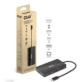 Dokovacia stanica Club3D USB-C, Dual DisplayPort 4K, 7in1 čierna

 obrázok produktu 3 z 5