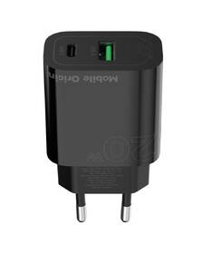 Nabíjačka do siete Mobile Origin PD20W MO12, 1x USB-A, 1x USB-C čierna

 obrázok produktu 5 z 14