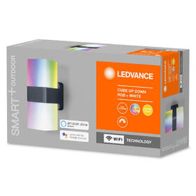Nástenné svietidlo LEDVANCE SMART+ Cube Multicolor Updown sivé

 obrázok produktu 1 z 4