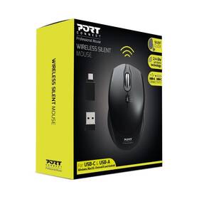 Myš PORT CONNECT Silent USB-A/USB-C čierna

 obrázok produktu 4 z 4
